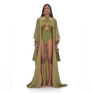 Andrea Iyamah gamba robe